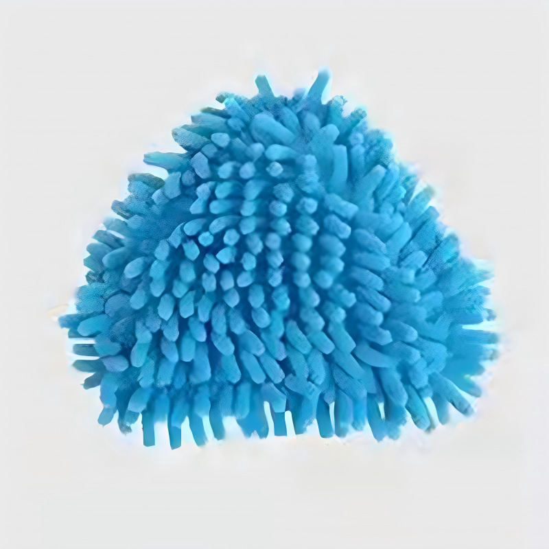 Mop triunghiular universal pentru pereți, plafoane, bucătării și ferestre – mop chenille, mâner din oțel inoxidabil, telescopic 80–100 cm
