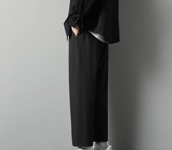 Pantaloni bărbați cropped, croială harém cu drapaj, slim fit, casual-eleganți pentru primăvară, vară și toamnă