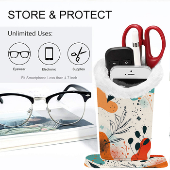 Cutie de depozitare pentru pensule de machiaj, design personalizat — organizator de birou luxos pentru pensule