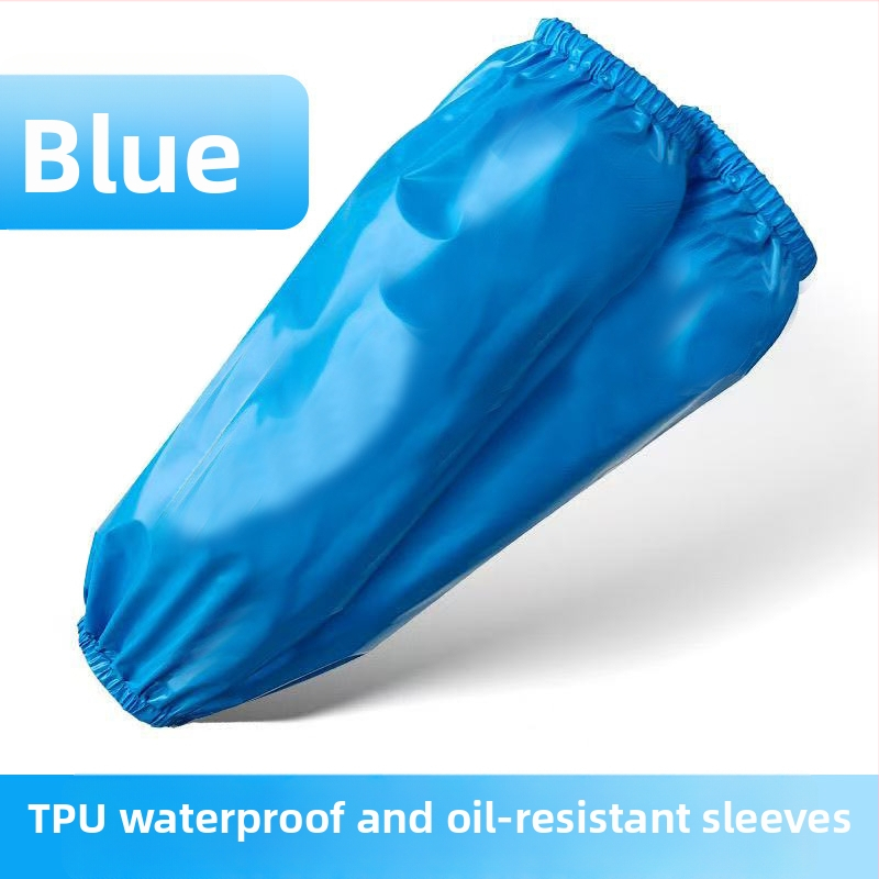 TPU rukávy, unisex, vodotesné a odolné voči opotrebeniu, hygienické pre potravinársky priemysel, proti špine a olejom, univerzálna veľkosť