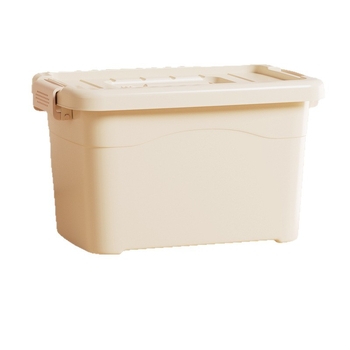 Cutie de depozitare din plastic, cu capac, extra mare, pentru haine, jucării și gustări, dimensiuni 22×31×20 cm