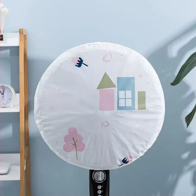 Plyšový kryt proti prachu na stojanové a nástenné ventilátory, univerzálny domáci úložný obal
