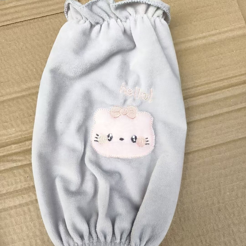 Mâneci de birou de lungime medie și scurtă pentru iarnă, unisex, stil coreean, drăguțe, protecție împotriva murdăriei pentru adulți și studenți