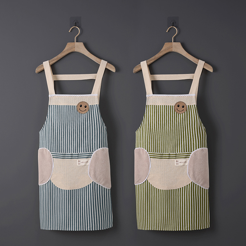 Șorț feminin fără mâneci, design modern minimalist, impermeabil și rezistent la pete, potrivit pentru uz casnic și în restaurante