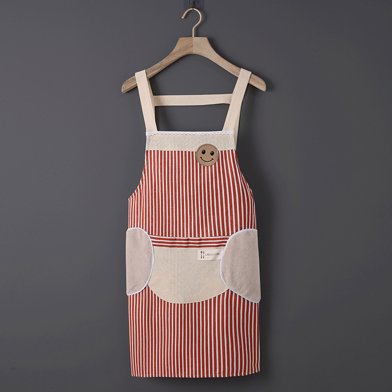 Șorț feminin fără mâneci, design modern minimalist, impermeabil și rezistent la pete, potrivit pentru uz casnic și în restaurante