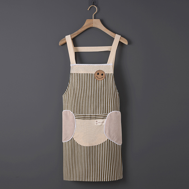 Șorț feminin fără mâneci, design modern minimalist, impermeabil și rezistent la pete, potrivit pentru uz casnic și în restaurante