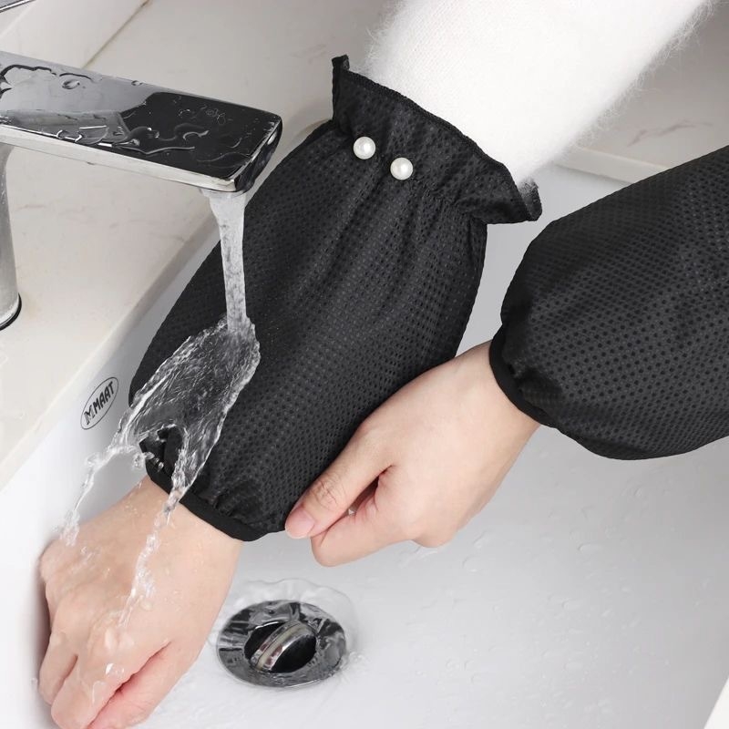Manșete impermeabile de bucătărie, unisex, protecție la spălat vase, anti-murdărire, culoare solidă