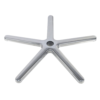 Bază din aliaj de aluminiu cu cinci stele, picioare lustruite pentru scaun de birou, personalizate după desene