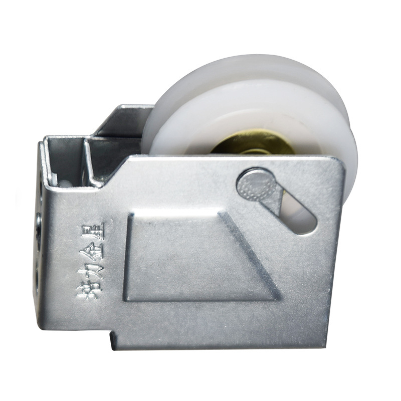 Roata de fereastră glisantă din aliaj de aluminiu, tip 90, pentru șină inferioară, Ø41 mm, lățime 22 mm, înălțime 48 mm, ax 15 mm, sarcină 28 kg
