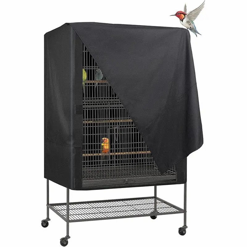 Acoperire pentru cușcă de păsări outdoor, respirabilă, blocare a luminii, impermeabilă și rezistentă la praf.
