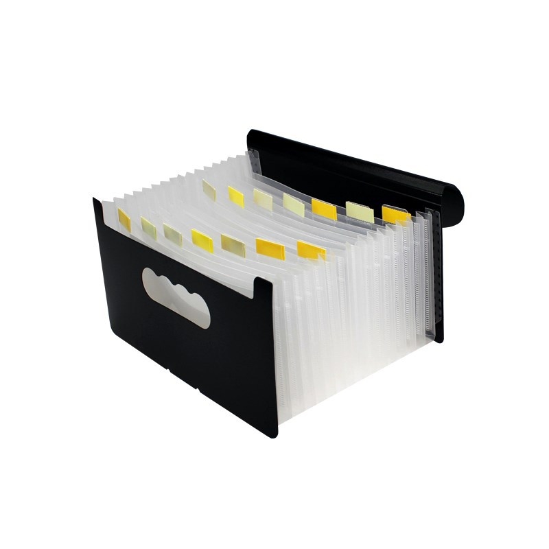 Organizator de documente Mini A5, dosar acordeon, sortator de facturi cu mai multe niveluri, spațiu de stocare pentru notițe