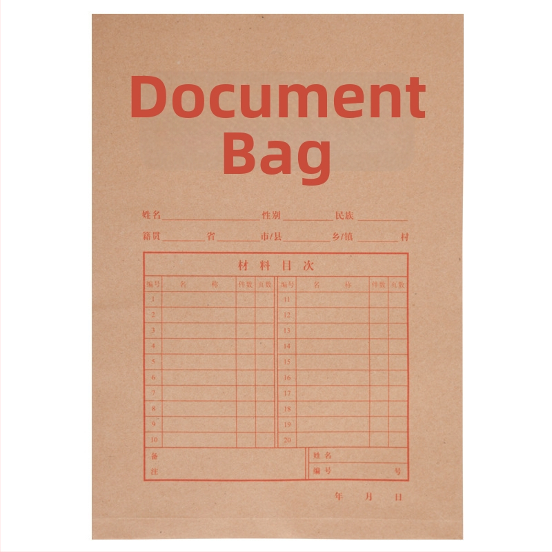 Yixinghua A4 archívna zložka, 400 g kraft papier, B- trieda bez kyselín, extra hrubá