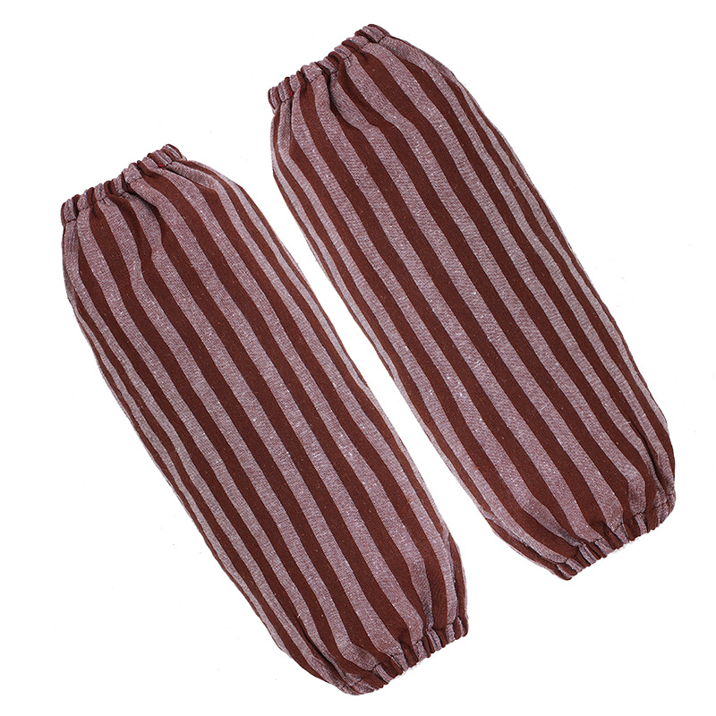 Bavlnené dýchajúce rukávové návleky do kuchyne s popruhom, olejovzdorné, nordický inšpirovaný minimalistický štýl pre ženy