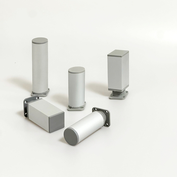 Picioare pentru dulap din aliaj de aluminiu, rotunde, pentru mobilier și baie