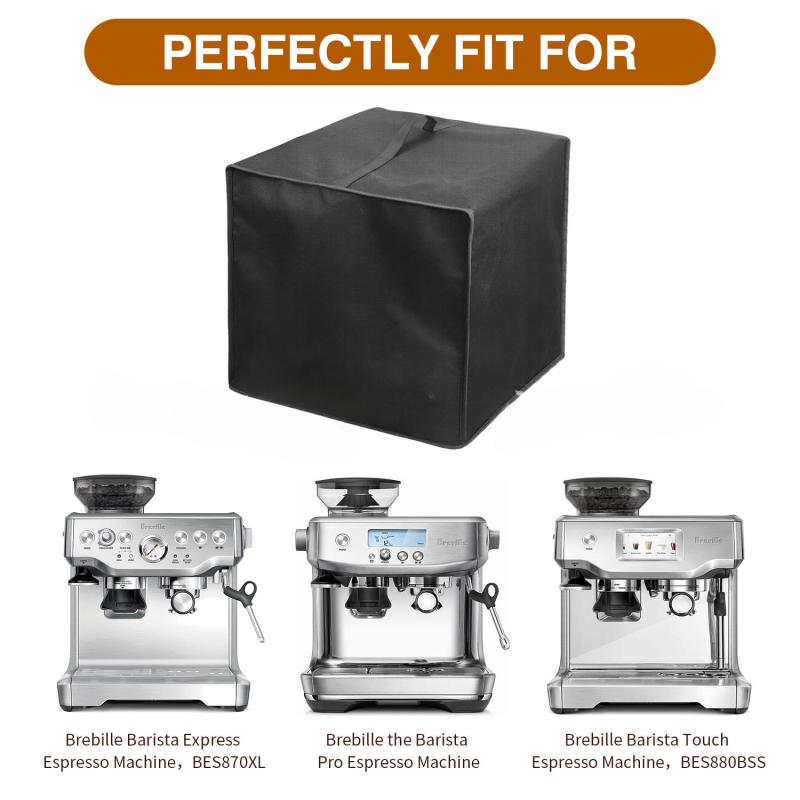 Husă de protecție pentru espressor, material Oxford 210D cu acoperire argintie, pentru interior și exterior, stil minimalist modern, Deep Baole, cod produs Sbl-2024110604