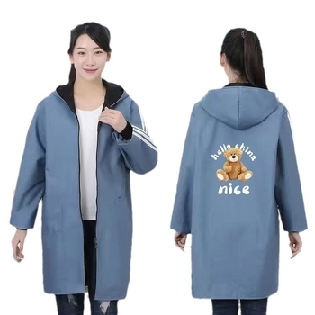 Halat impermeabil de bucătărie căptușit cu fleece, cu glugă, mâneci lungi, unisex, bucătărie, protecție împotriva uleiului