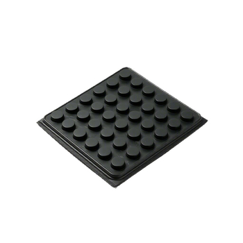 Protector cilindric din silicon negru, autoadeziv, absorbant fonic, 12×4 mm, pentru mânerele mobilierului, ușile de dulap și frigider