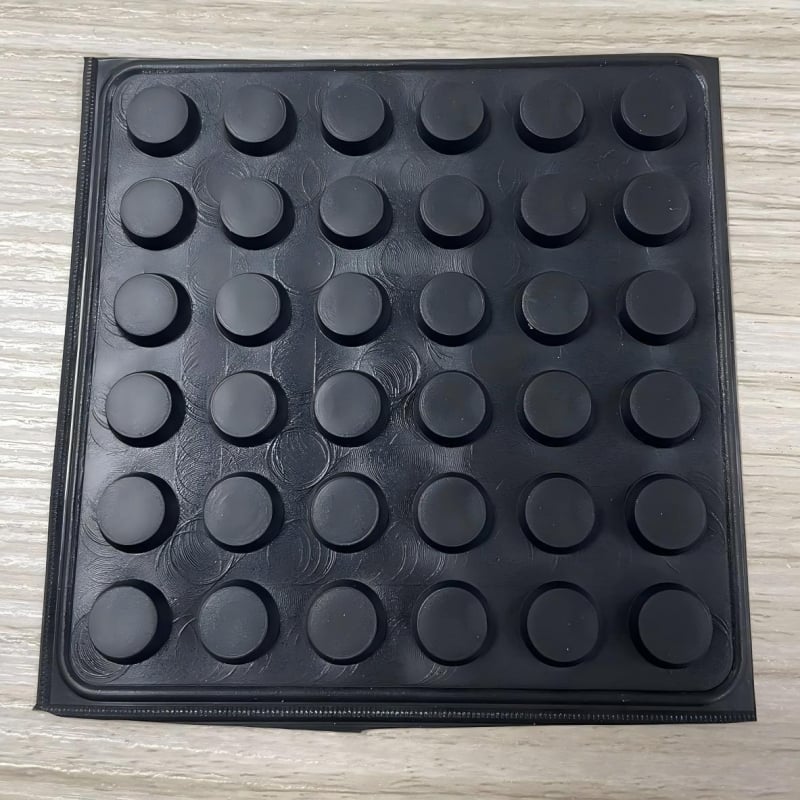 Protector cilindric din silicon negru, autoadeziv, absorbant fonic, 12×4 mm, pentru mânerele mobilierului, ușile de dulap și frigider