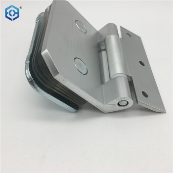 EH-005 Balama pentru ușă din sticlă, aluminiu, argintiu, pentru divizoare de birouri și baie (duș), dimensiuni 85,5x42,5, finisaj aluminiu