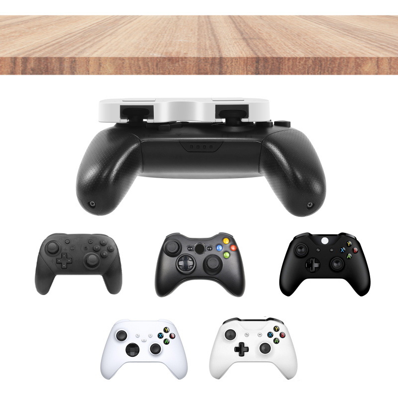 Raft de depozitare pentru controlere, montat sub birou, pentru Switch Pro și Xbox Series X