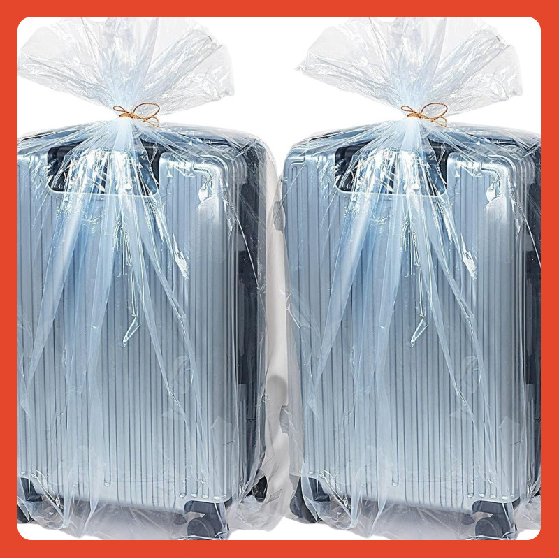 Sac transparent de depozitare pentru pilote și haine, sac cilindric pentru mutare, impermeabil și rezistent la umiditate