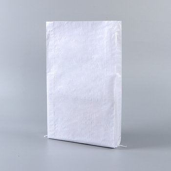 Sac textil laminat, grosime personalizată, impermeabil pentru ambalarea furajelor, finisaj alb cu textură de piele de șarpe