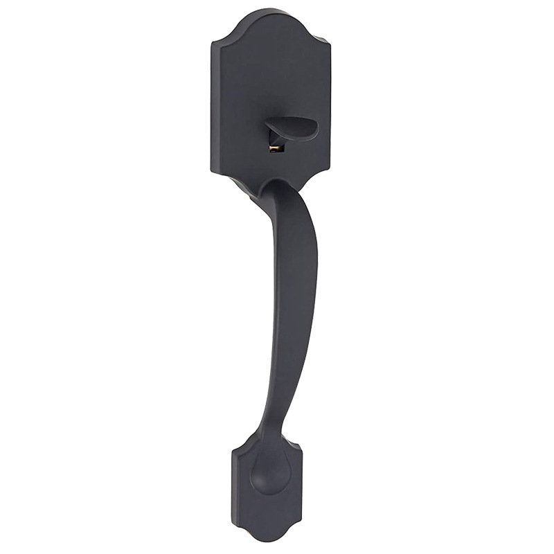 Încuietoare cu mâner în stil american pentru ușa de dormitor, aliaj de zinc, ușă interioară, amprentă 60–70 mm