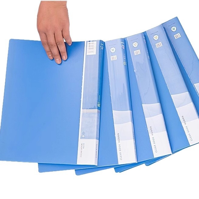 Mapă A4 cu inserții multiple, pentru foi, 60 de pagini