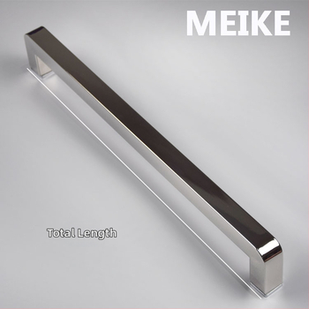 GL-MK440 304 nerezová oceľ, čierna rúčka na sklenené dvere so štvorhranovou rúrou, pre posuvné sprchové dvere a kúpeľňové dvere