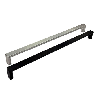 Mâner din aluminiu negru pentru uși, ferestre, dulapuri, garderobe, sertare și dulapuri pentru pantofi, cu lungime extinsă
