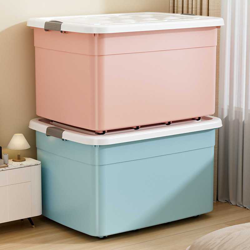 Cutie de depozitare din plastic, personalizabilă – ultra mare, pentru haine și jucării, capacitate mare