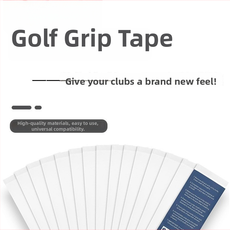 Set dvojstrannej pásky na výmenu gripu golfovej palice s príslušenstvom na demontáž a upevnenie (trojčlenný set)