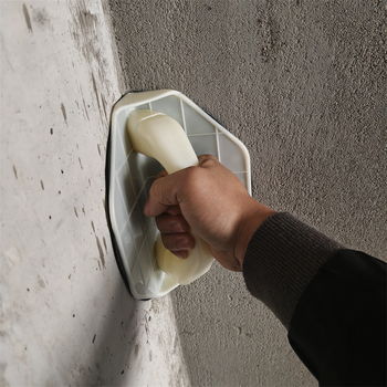 Cadru de șlefuire autoclipant semicircular, cu mâner din plastic, pentru șlefuire și îndepărtarea chitului