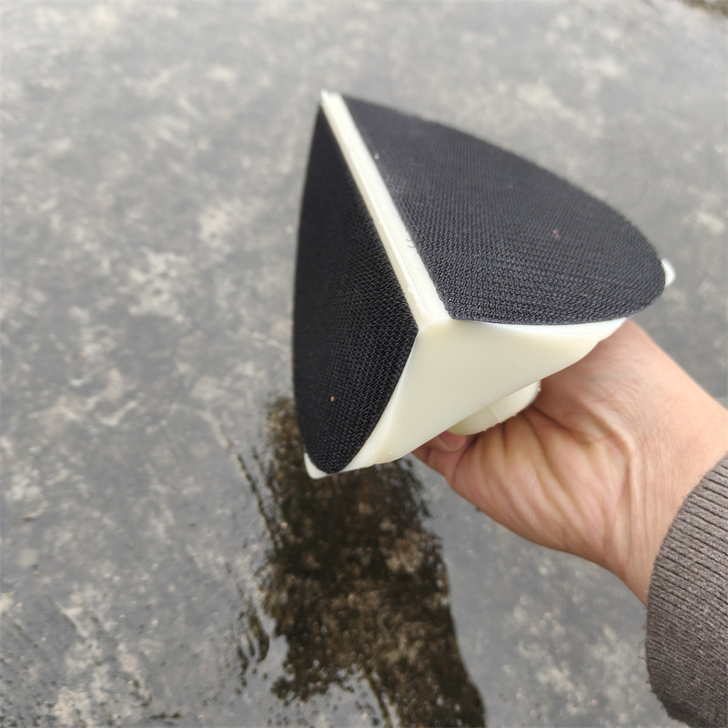 Cadru de șlefuire autoclipant semicircular, cu mâner din plastic, pentru șlefuire și îndepărtarea chitului