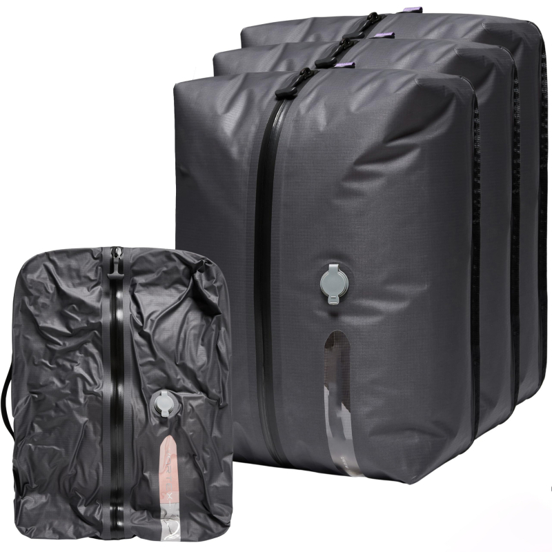 Sac de comprimare vacuum, etanș, rezistent la umezeală și apă, pentru haine, genți și valize, potrivit pentru călătorii de afaceri