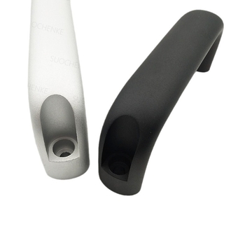 Mânere din aliaj de aluminiu, cu formă ovală pentru montaj exterior, gaură M6, UADEL-UADR, mâner industrial pentru mobilier, gros și mare