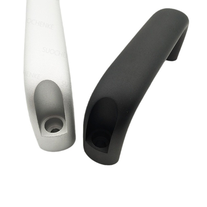 Mânere din aliaj de aluminiu, cu formă ovală pentru montaj exterior, gaură M6, UADEL-UADR, mâner industrial pentru mobilier, gros și mare