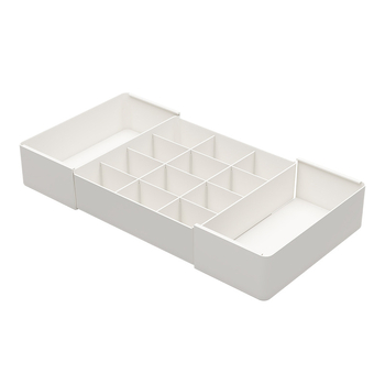Organizator telescopic 3 în 1 pentru șosete, sutiene și lenjerie – cutie de depozitare pentru garderobă