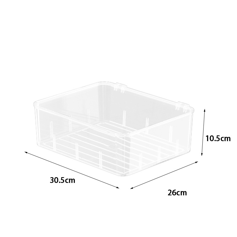 Organizator transparent pentru lenjerie, cu compartimente, 3 în 1 pentru garderoba dormitorului (șosete și lenjerie)