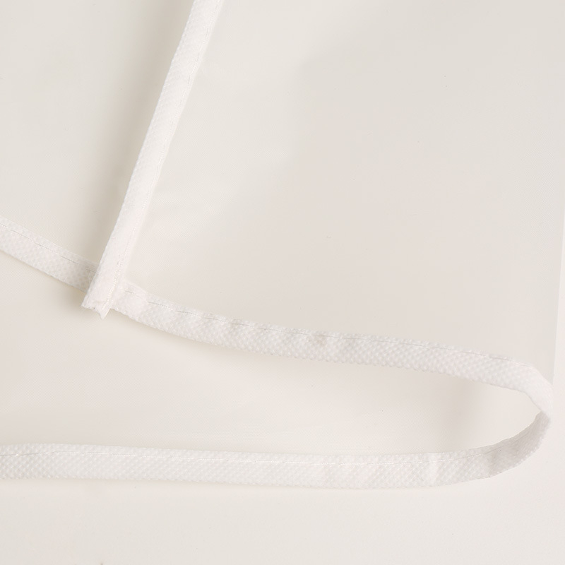 Husă transparentă din plastic pentru haine, protecție împotriva prafului și umezelii, pungă de agățat pentru curățare uscată, de unică folosință