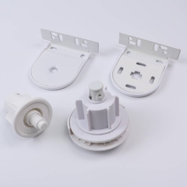 Meijia Window Decoration Capul ruloului pentru perdea cu set complet de accesorii pentru diametrele țevilor de 38 mm și 45 mm