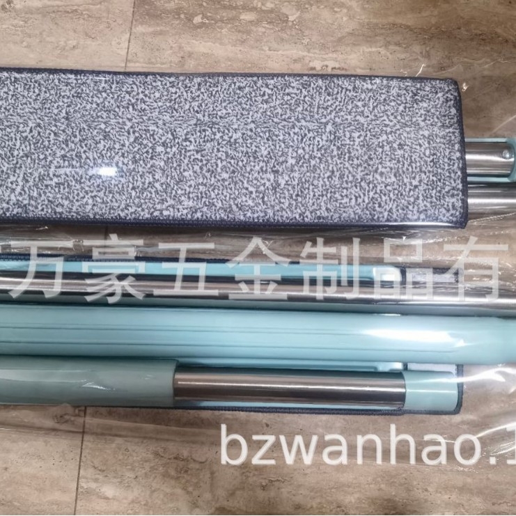 Mop plat din microfibră, 11×40 cm, pentru curățare umedă și uscată, uz casnic