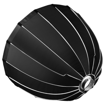 Softbox de fotografiat 50 cm, instalare rapidă, difuzor cu plasă parabolică adâncă, montaj Bowens universal pentru streaming live