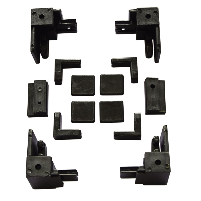 Profil de fereastră din aluminiu pentru ecran interior cu set complet de accesorii