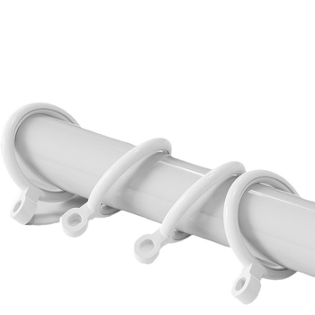 Set complet de accesorii îngroșate pentru șinele glisante, bare de perdea cu două segmente, suporturi pentru o singură bară și cârlige pentru șina de perdea