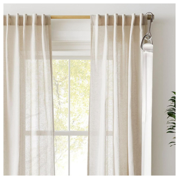 2 bucăți accesorii pentru bara de perdea din acrilic transparent, 91 cm (36 inchi)