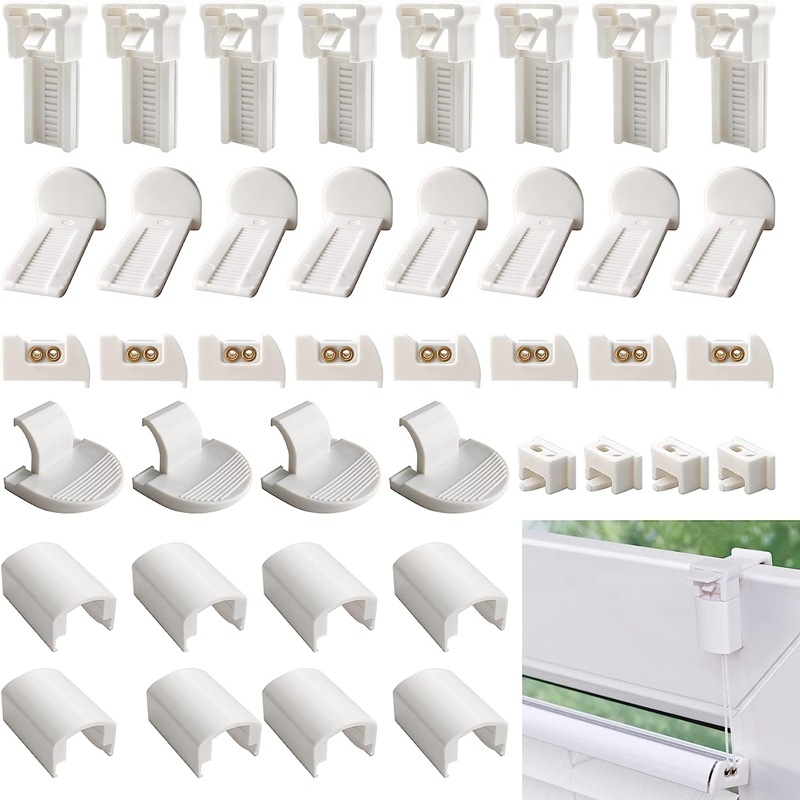 Set de 40 de piese pentru accesorii de perdele plisate, piese de înlocuire de 20 mm