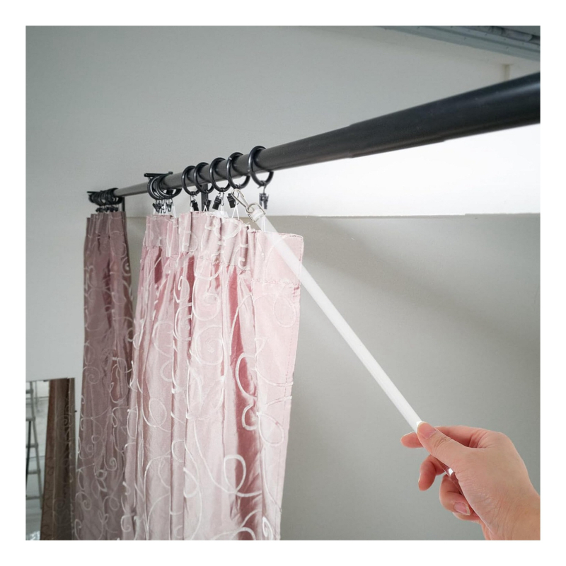 Bară de înclinare din acril, 43 cm, transparentă sau albă, accesorii pentru jaluzele