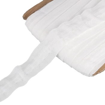 Set 30 m bandă din țesătură cu 50 de cârlige, cârlige pentru bandă elastică de 1 inch, accesorii pentru perdea cu rolă ghidaj