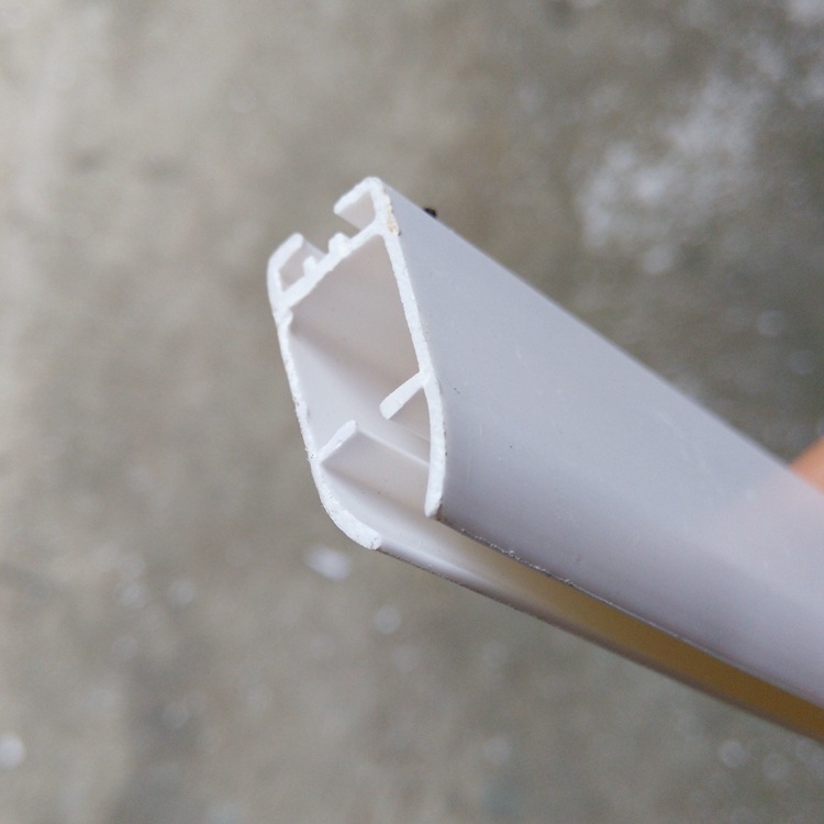 Accesorii pentru jaluzele rulante: țeavă plată din plastic de 3 cm, PVC tijă inferioară